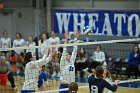 VB vs MHC  Wheaton Women's Volleyball vs Mount Holyoke College. - Photo by Keith Nordstrom : Wheaton, Volleyball, VB